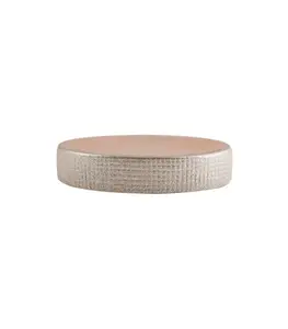 Porte-savon céramique SHANGAI Rose argent