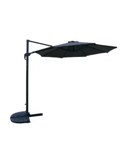 Parasol Déporté Suspendu 3M Gris En Alumunium