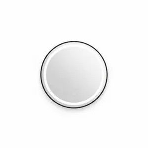 Miroir Led Rond 60*60 Cm Noir