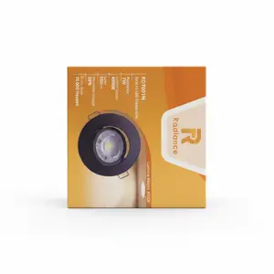 SPOT INTEGRE ROND 7W 6000K NOIR