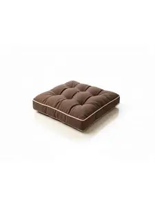 Coussin animal marron en polyester 100x60cm pour chien