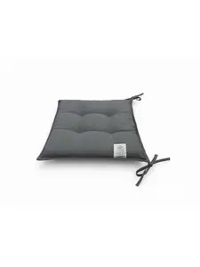 Coussin De Chaise Gris Foncé Polyester 39 X 39 X 3 Cm