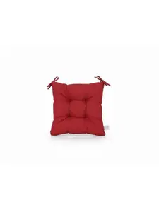 Coussin De Chaise Bordeaux Polyester 39 X 39 X 6 Cm