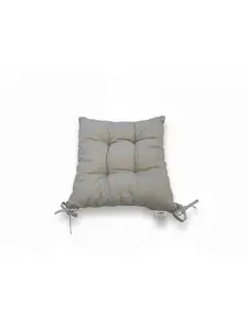 Coussin De Chaise Gris Polyester 39 X 39 X 6 Cm