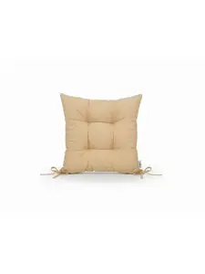 Coussin De Chaise Taupe Polyester 39 X 39 X 6 Cm