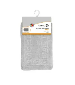 Tapis Salle De Bain Gris Clair 60X40Cm