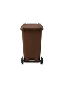 Poubelle à déchets 240l marron