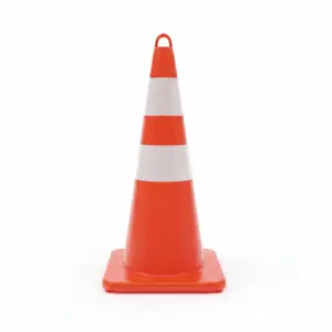 CONE DE SIGNALISATION A BOUCLE 70 CM