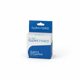 Gants en Nitrile Jetable Bleu Boite de 10 U T. L