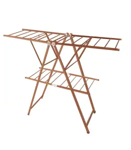 Sèche-linge lusso 168x60x118 cm en aluminium effet bois