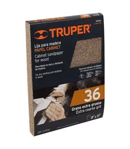 Papier Abrasif Pour Bois Grain 36