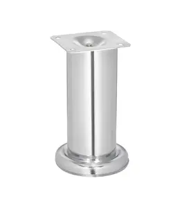Pied De Canapé Et De Meuble Chromé 120 Mm