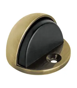 Butée De Porte Dôme Finition Laiton Antique