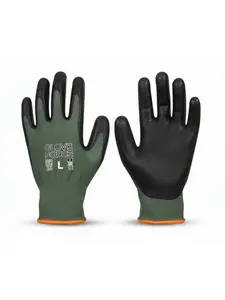 Gants de protection FG revêtement nitrile rouge/noir – Taille 10 (XL)