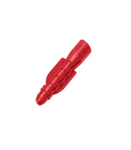 Bouchons En Plastique 6,4Mm Rouge 50 Pièces