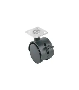 Roue Type Yo-Yo Avec Plaque Et Frein 40 Mm
