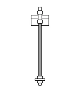 Tige Filetée 9,5Mmx1 M
