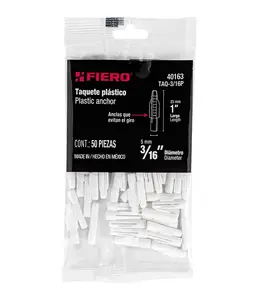 Bouchons En Plastique 4,8Mm Blanc 50 Pièces