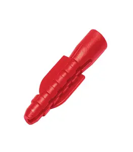 Bouchons En Plastique 6,4Mm Rouge 20 Pièces