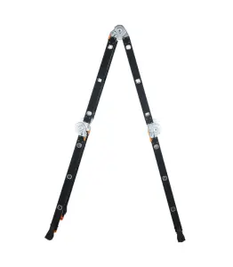 Échelle multifonction en aluminum 4×3 marches noir varox