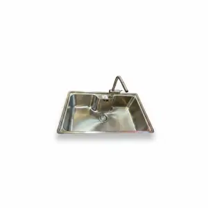 EVIER ENCAS 1 BAC INOX BCX 610-81 3 1/2