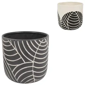 Vase à motif 13 cm 2 assortis
