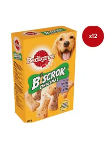 Biscuits multi biscrok 3 variétés pour chiens 500g