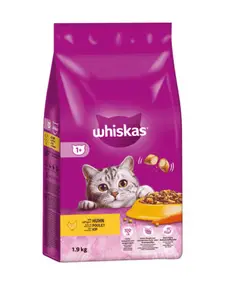 Croquettes pour chats adulte 1+ au poulet 1,9 kg