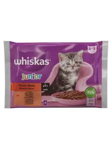 Pâtée pour chaton Junior au poulet et dinde 4 x 85 g