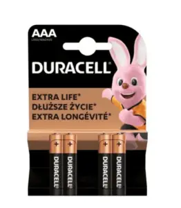 Piles pluspower AAA duracell 4 pièces