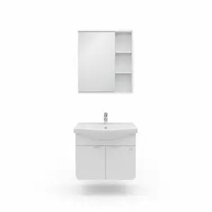 Meuble Salle De Bain En Pvc 60X48Cm