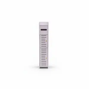 Armoire De Rangement Fissurée Pvc Blanc 15*17*80Cm