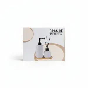 Set Distributeur Savon + Pot A Tiges Pour Senteur