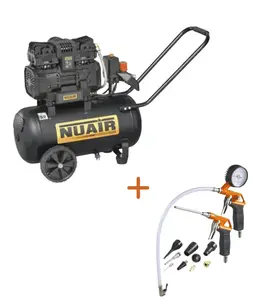 Compresseur Nuair Siltek TB 24 L + Kit 13 Pièces