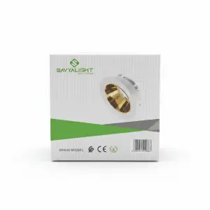 SPOT ROND ALU GU10 LS-M905 UV BLANC+DORE