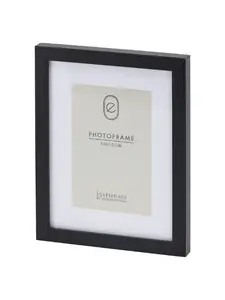 Cadre photo en MDF noir 17×22 cm