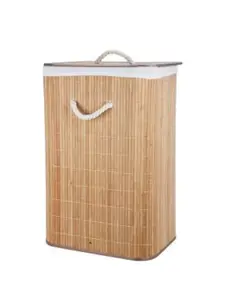 Panier à linge en bambou 40X30X50cm