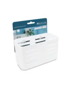 Étagère suspendue de salle de bain en plastique 16×9,5x8cm
