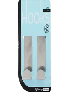 Crochets de porte en acier inoxydable 2 piéces
