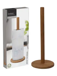 Porte rouleau de cuisine en bambou