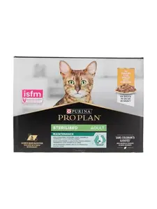 Pochon chat stérilisé poulet 10x85g