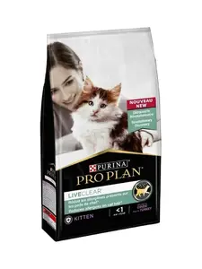 Croquette chaton live clear kitten à la dinde1,4kg