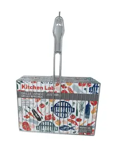 Grille de barbecue 24,5 x 55 x 37,5 cm Manche 4 cm