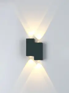 Applique SMD 4W noir 4000K