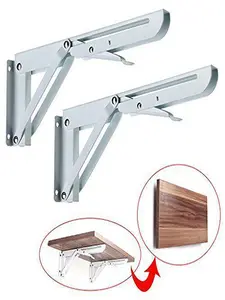 Équerre pliable 50 cm blanc