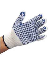 Gant en coton picoté