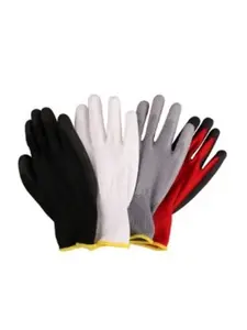 Gant PU pour manipulation fine gris