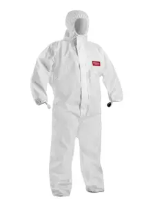 Combinaison jetable 60 g imperméable blanche antiacide