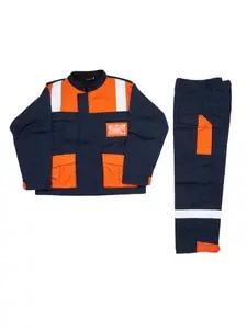 Veste-pantalon Premium bicolore gris/orange tailleL