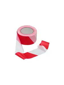 Ruban rouge/blanc adhésif 5 cm x 33 m